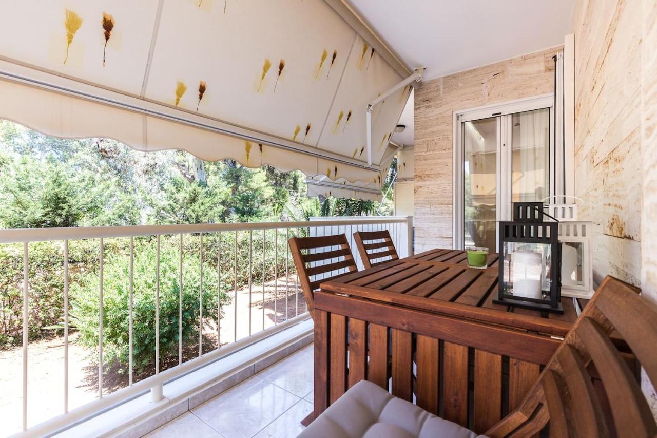 Elegant Apartment W Great Balcony In Vouliagmeni Athena Bagian luar foto